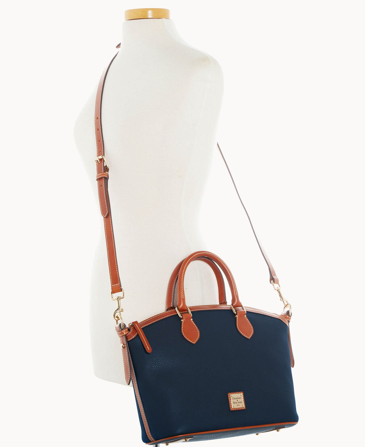Pebble Grain Domed Satchel - Image 32