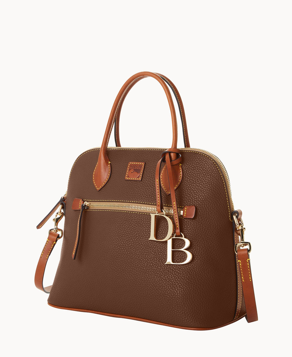 Pebble Grain Large Domed Satchel - Image 46