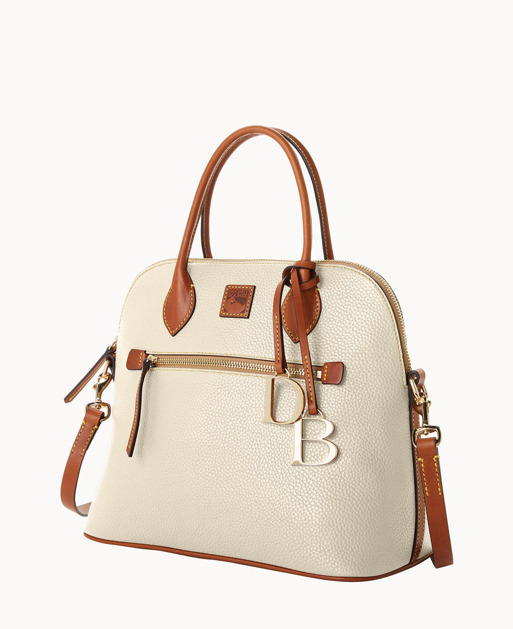 Pebble Grain Large Domed Satchel - Image 50