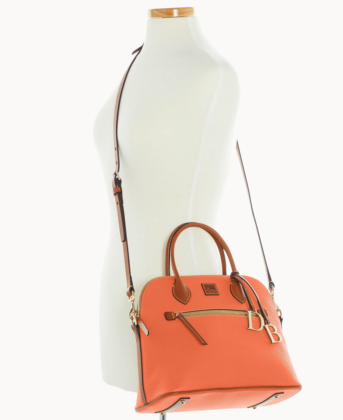 Pebble Grain Large Domed Satchel - Image 64