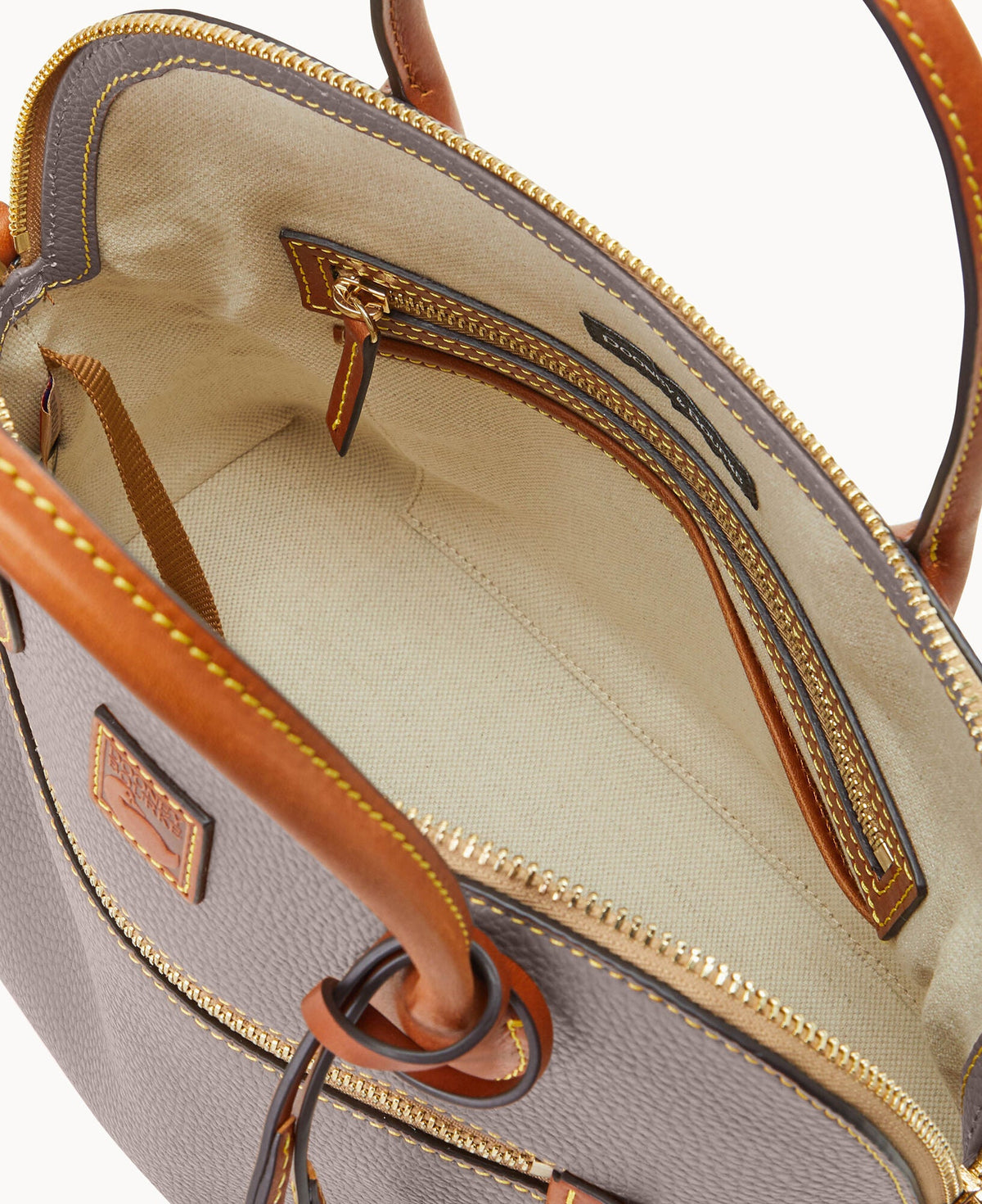Pebble Grain Large Domed Satchel - Image 67