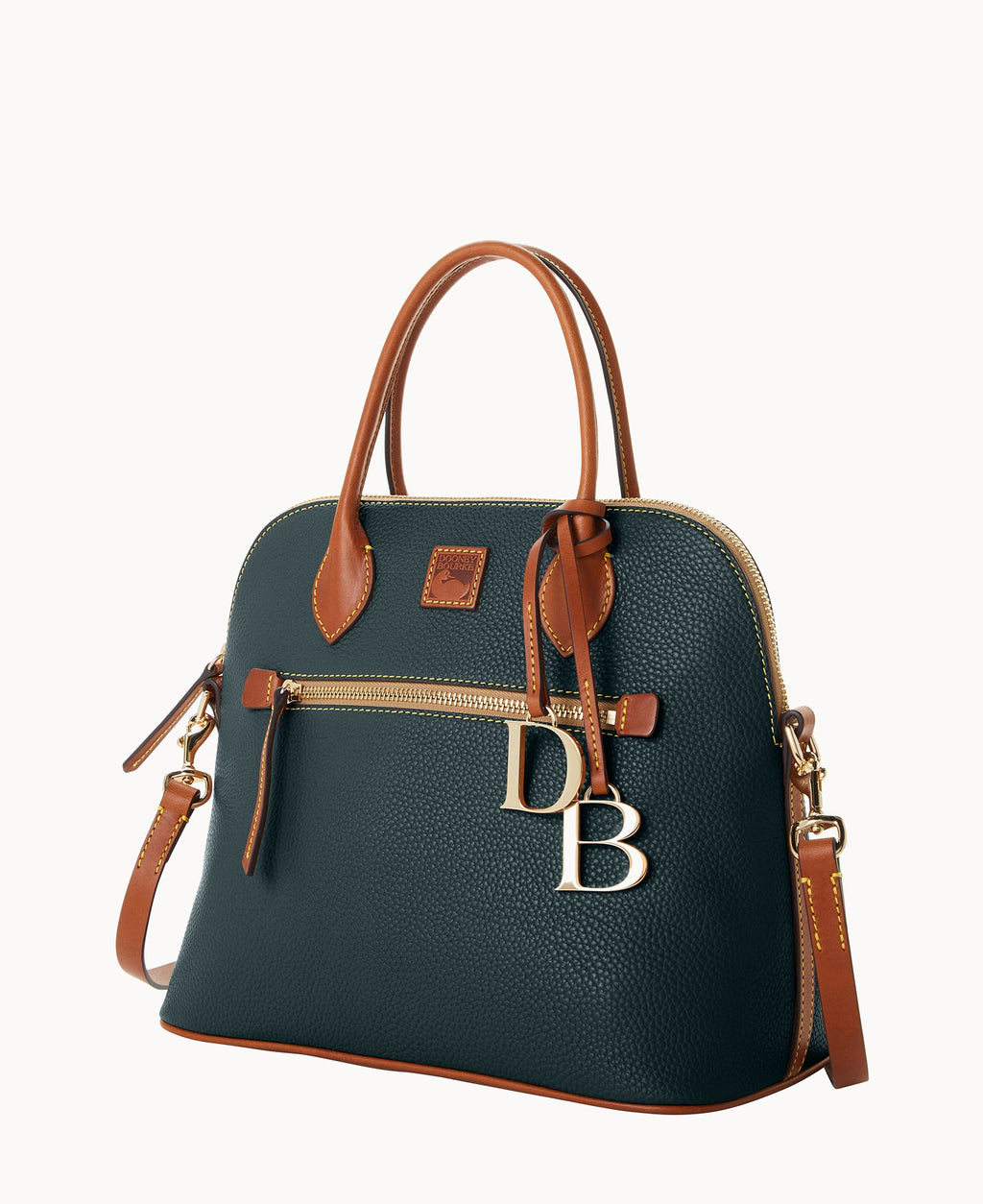 Pebble Grain Large Domed Satchel - Image 26