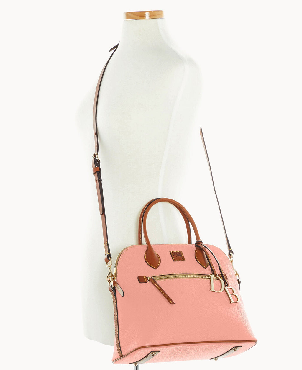 Pebble Grain Large Domed Satchel - Image 96