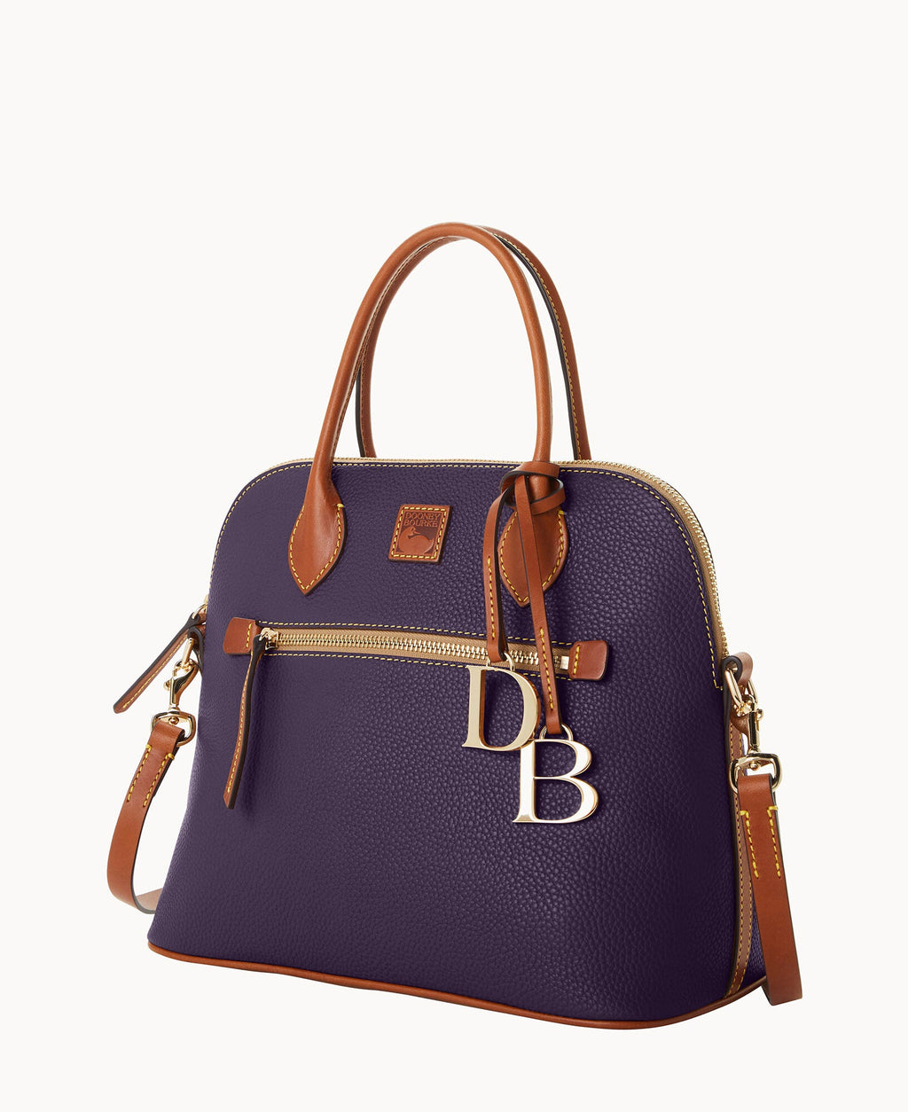 Pebble Grain Large Domed Satchel - Image 142