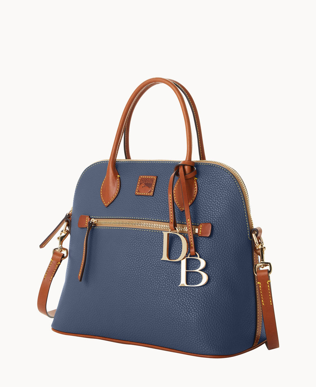 Pebble Grain Large Domed Satchel - Image 42