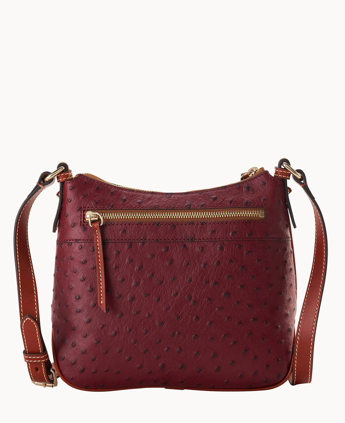 Ostrich Crossbody Hobo - Image 4