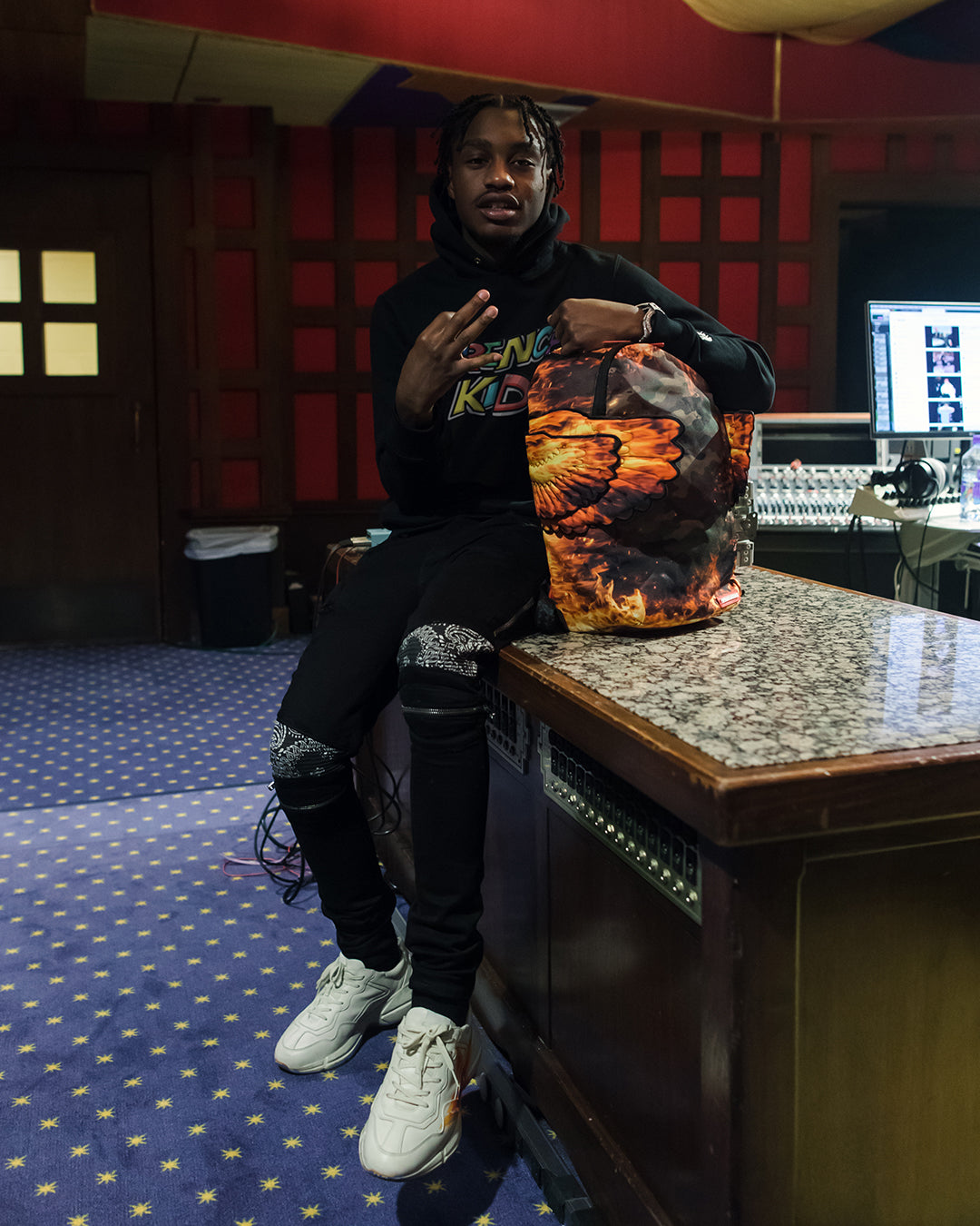 The Lil Tjay Fallin Angel 4 Wing Backpack - Image 4
