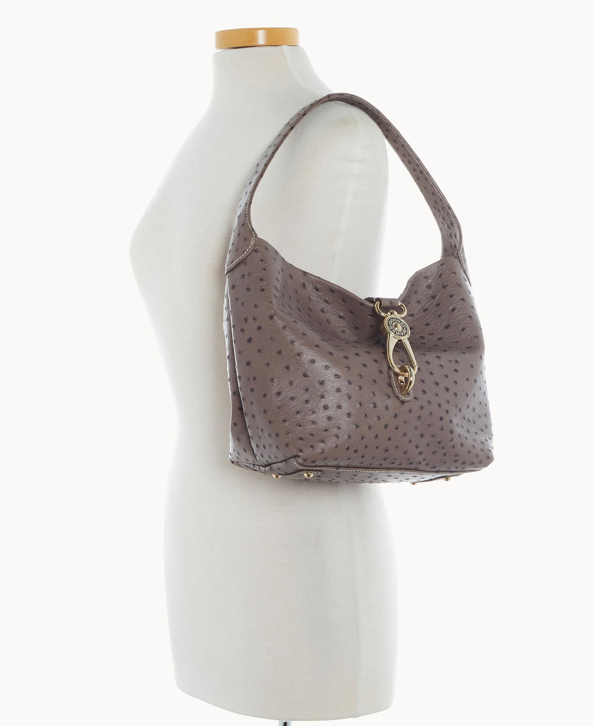Ostrich Logo Lock Hobo - Image 20