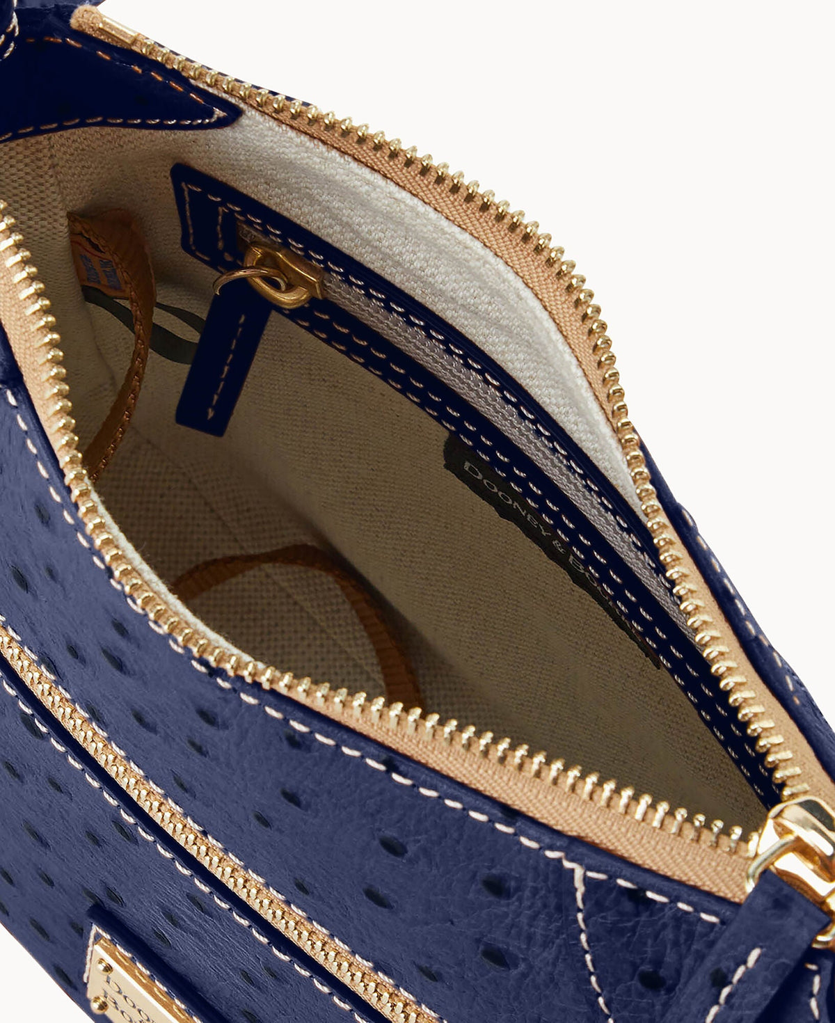 Ostrich Front Zip Crossbody - Image 31