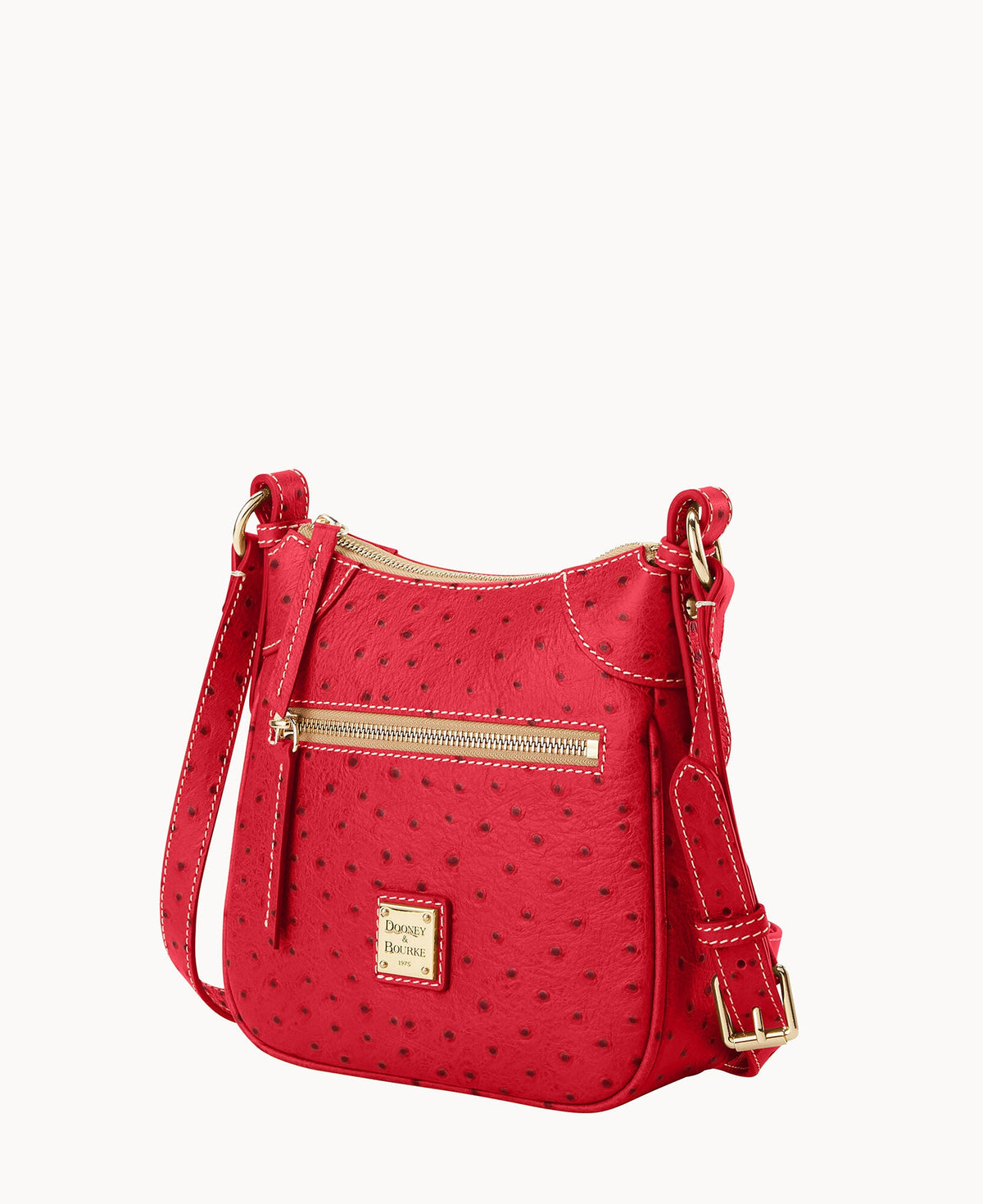 Ostrich Front Zip Crossbody - Image 50