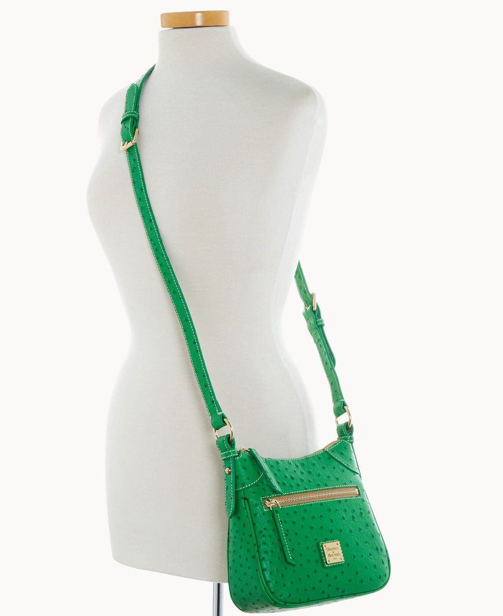 Ostrich Front Zip Crossbody - Image 24