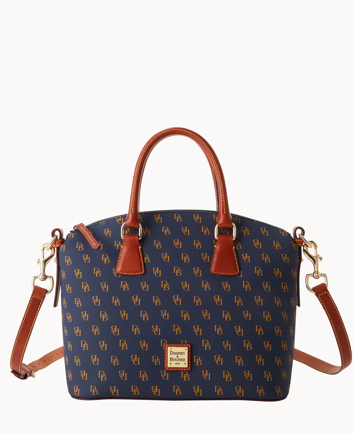 Gretta Domed Satchel - Navy