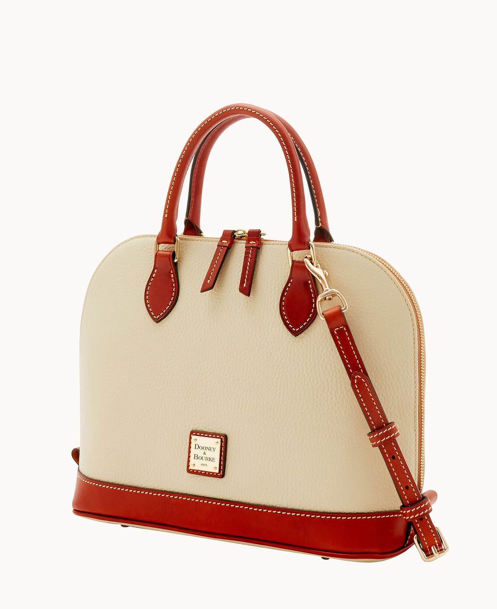 Pebble Grain Zip Zip Satchel - Image 71