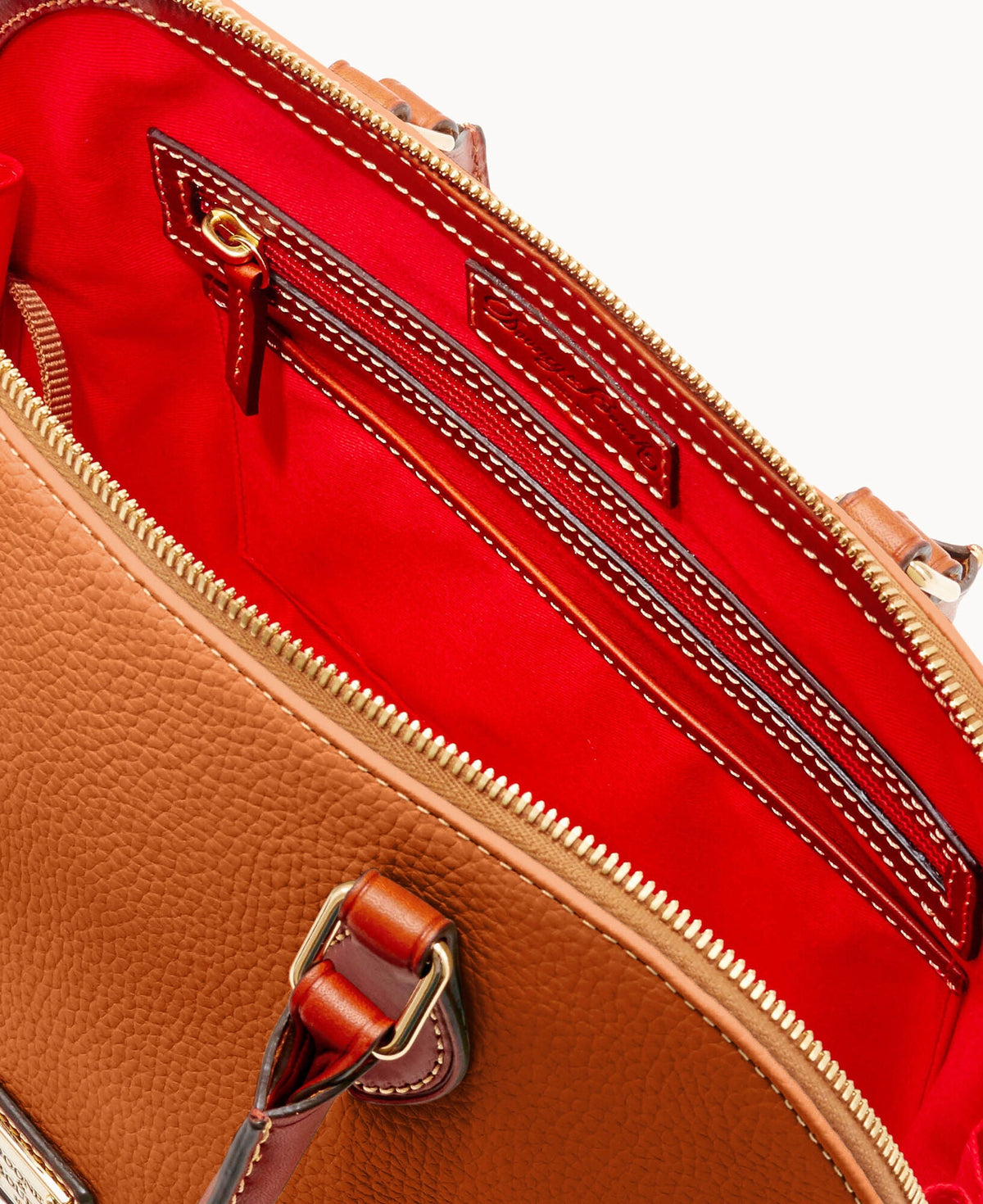 Pebble Grain Zip Zip Satchel - Image 82
