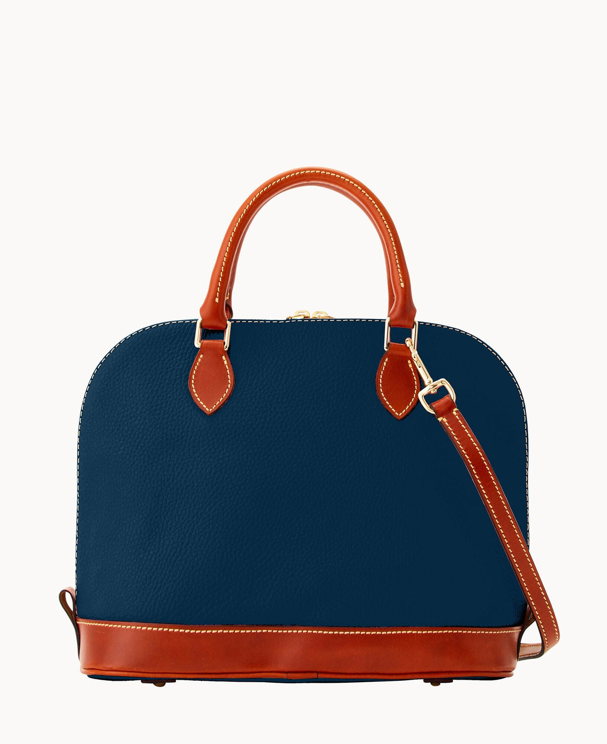 Pebble Grain Zip Zip Satchel - Image 98