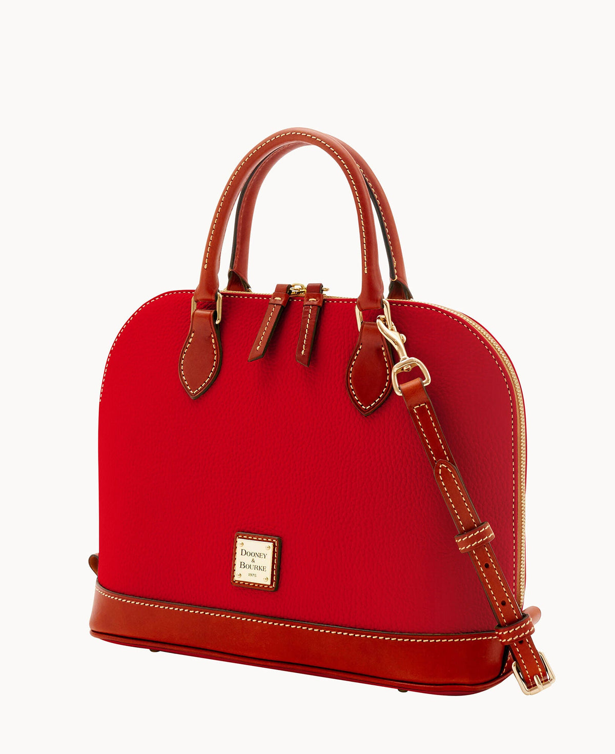 Pebble Grain Zip Zip Satchel - Image 42