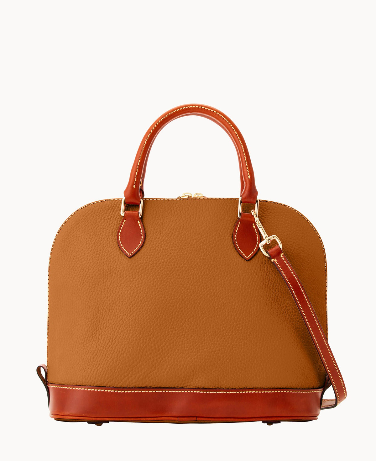 Pebble Grain Zip Zip Satchel - Image 132