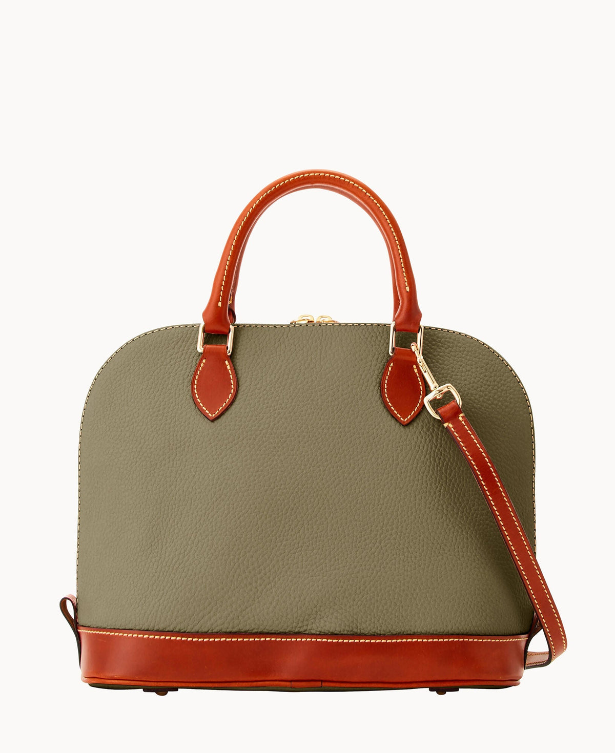 Pebble Grain Zip Zip Satchel - Image 122