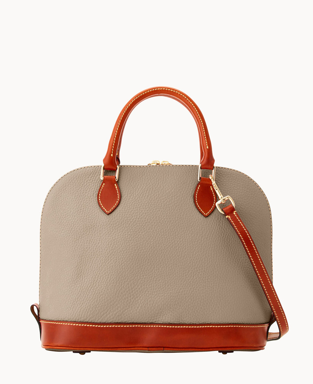 Pebble Grain Zip Zip Satchel - Image 59