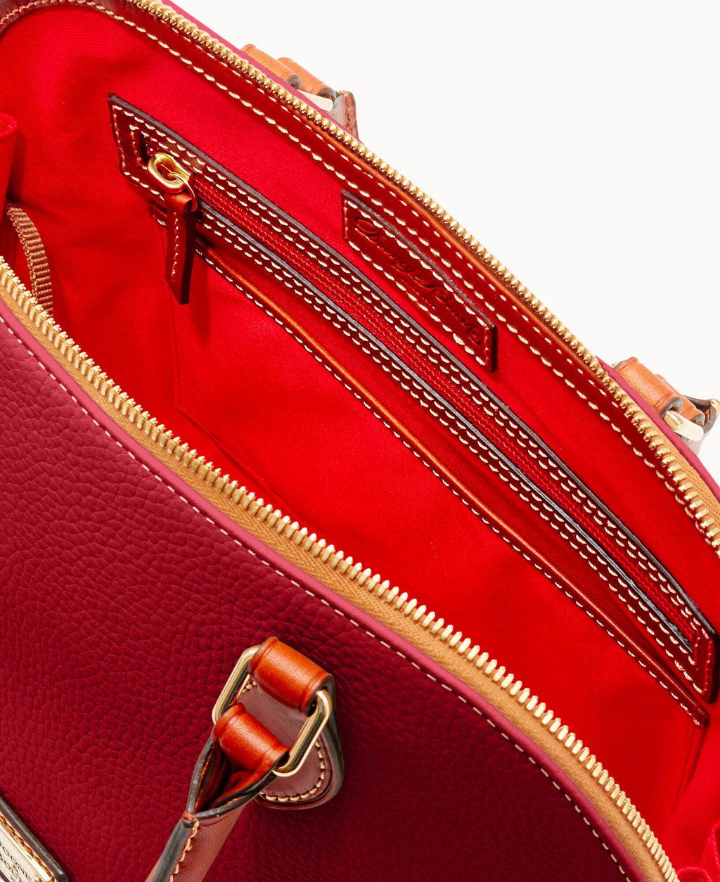 Pebble Grain Zip Zip Satchel - Image 136