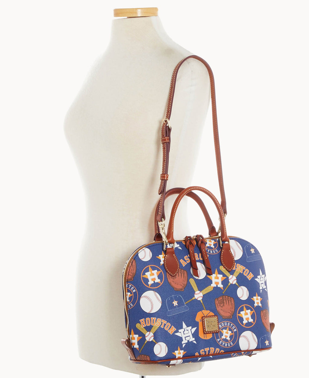 MLB Astros Zip Zip Satchel - Image 4