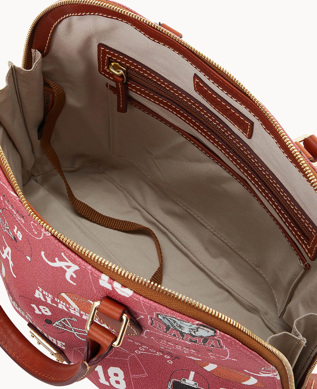 Collegiate University of Alabama Zip Zip Satchel - Image 3