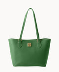 Lucca Leather Small Jessie Tote - Grass