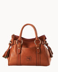 Florentine Satchel 30 With Pocket - Natural