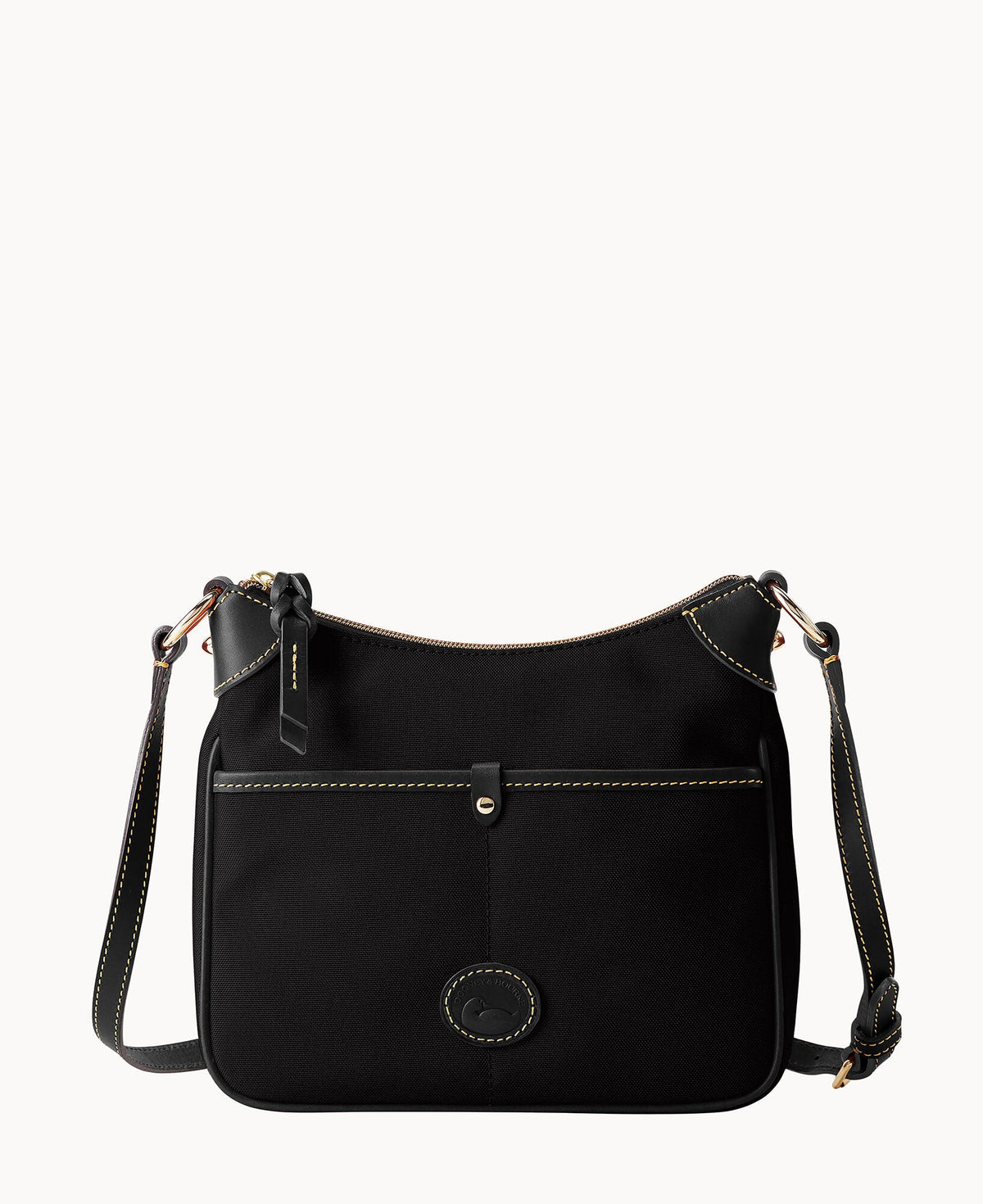 Nylon Small Kimberly Crossbody - Black Black