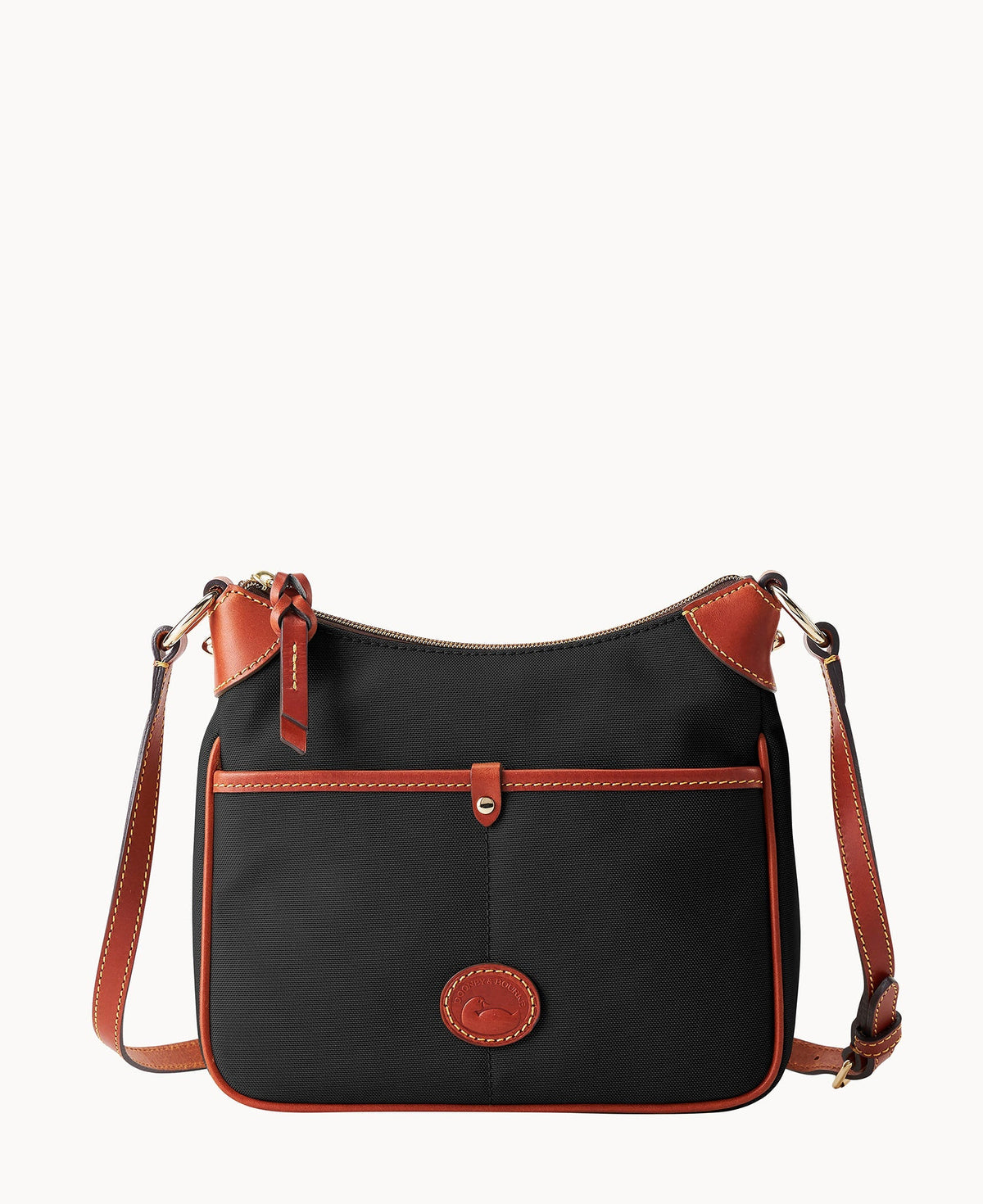 Nylon Small Kimberly Crossbody - Black