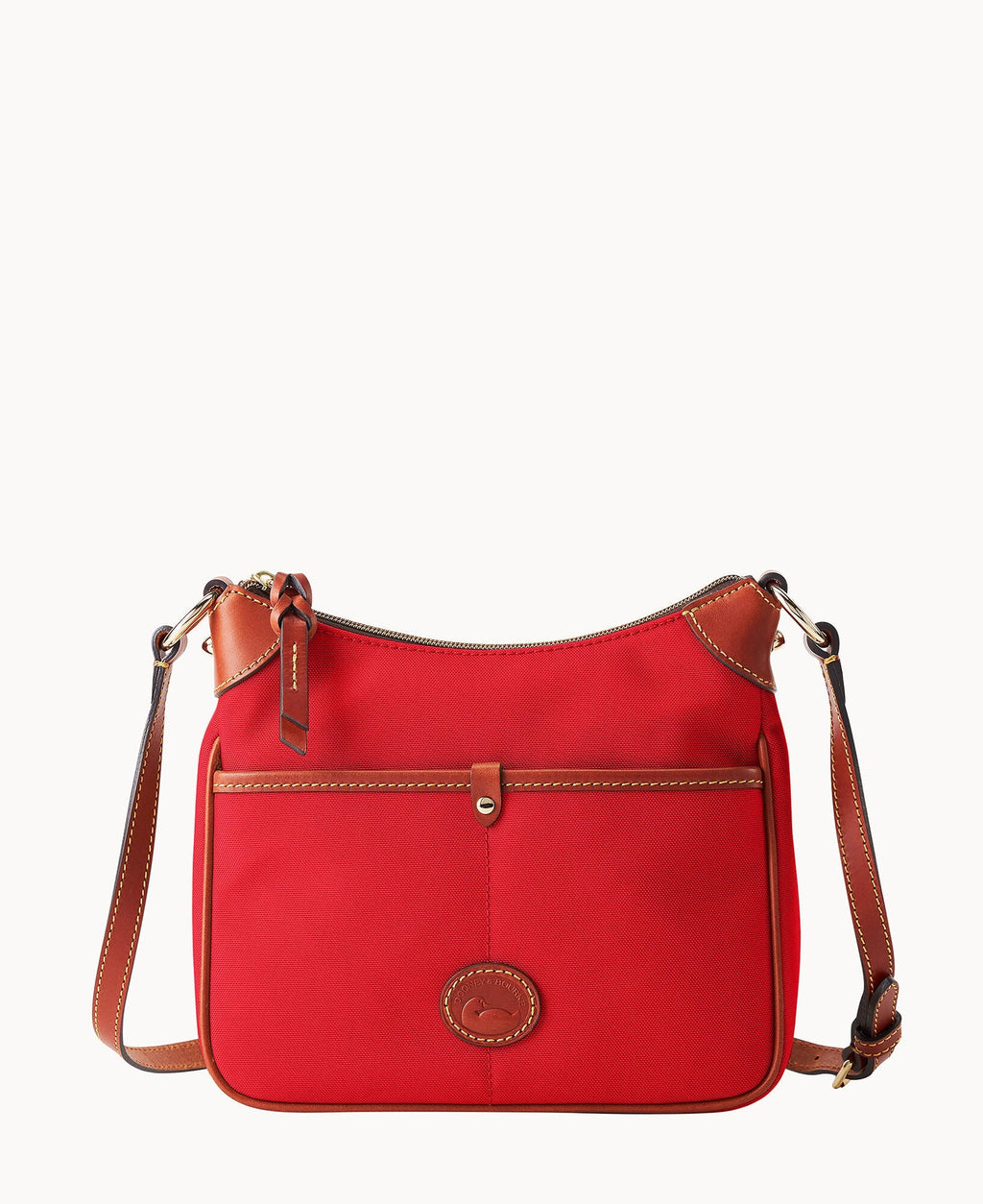 Nylon Small Kimberly Crossbody - Red