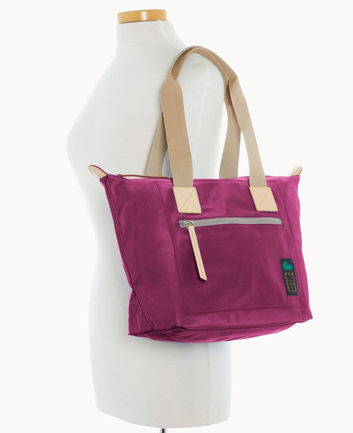 Nylon Front Zip Tote - Image 40