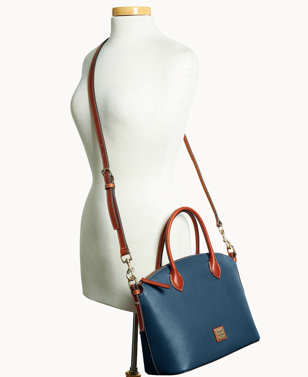 Pebble Grain Domed Satchel - Image 40