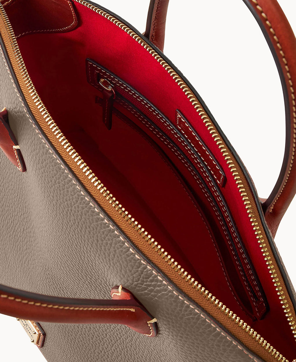 Pebble Grain Domed Satchel - Image 58