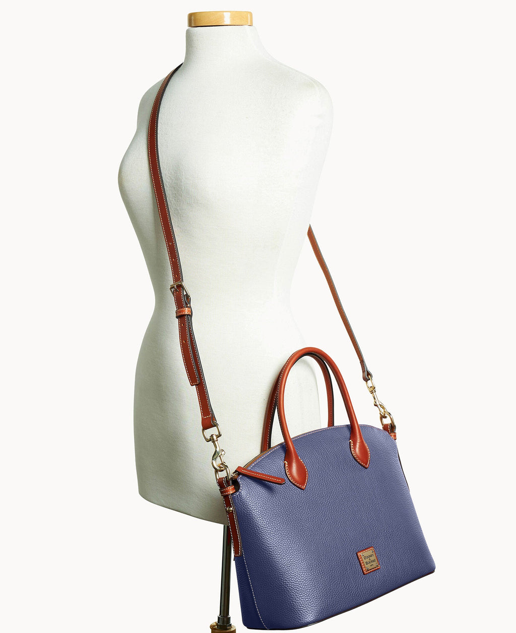 Pebble Grain Domed Satchel - Image 50