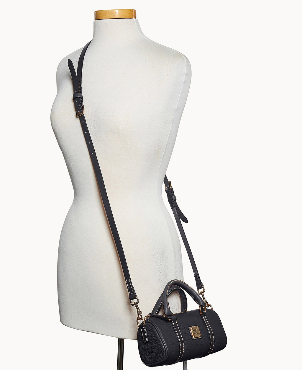 Pebble Grain Crossbody Barrel Satchel 20 - Image 41