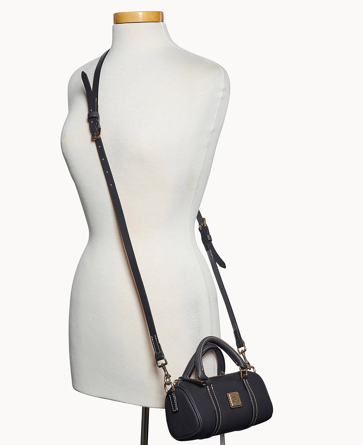 Pebble Grain Crossbody Barrel Satchel 20 - Image 41