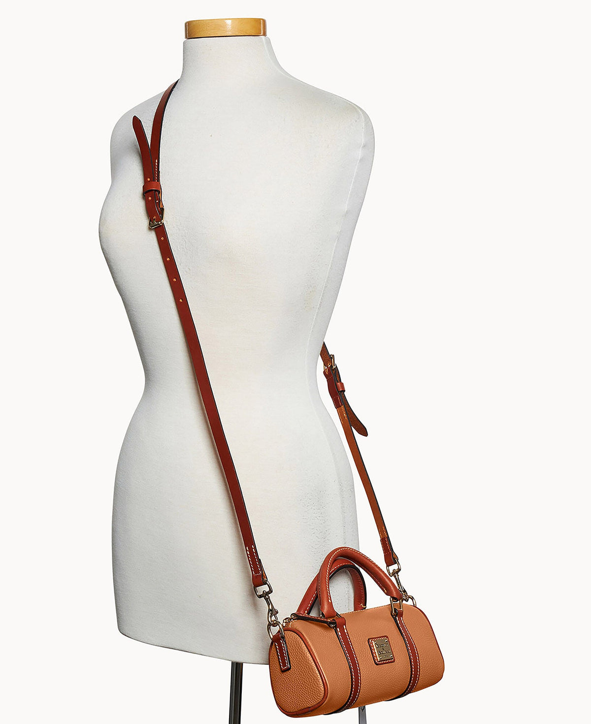 Pebble Grain Crossbody Barrel Satchel 20 - Image 56