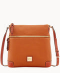 Pebble Grain Crossbody - Caramel