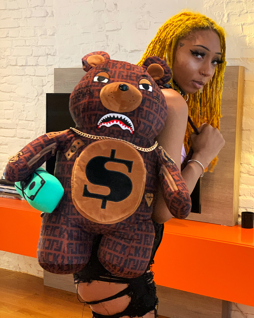Offended Moneybear Teddybear Backpack - Image 12