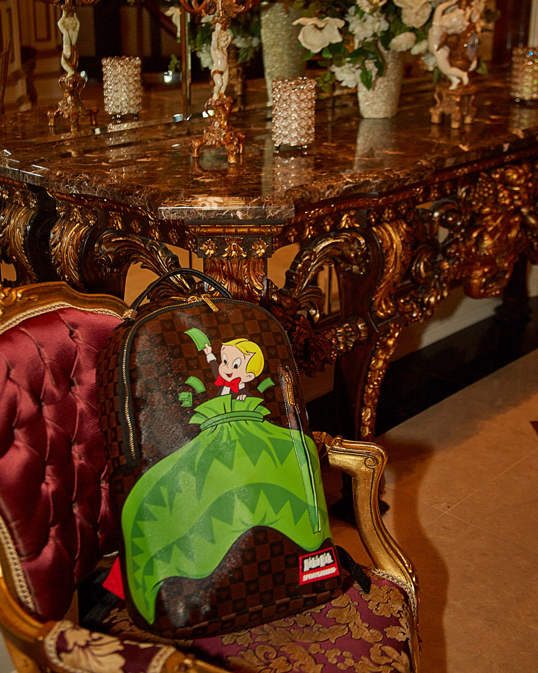 Richie Rich Money Shark Backpack - Image 2