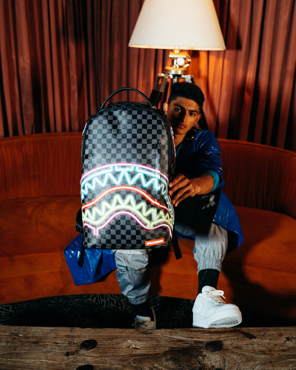 Sharks in Paris Glow Backpack (Dlxv) - Image 2