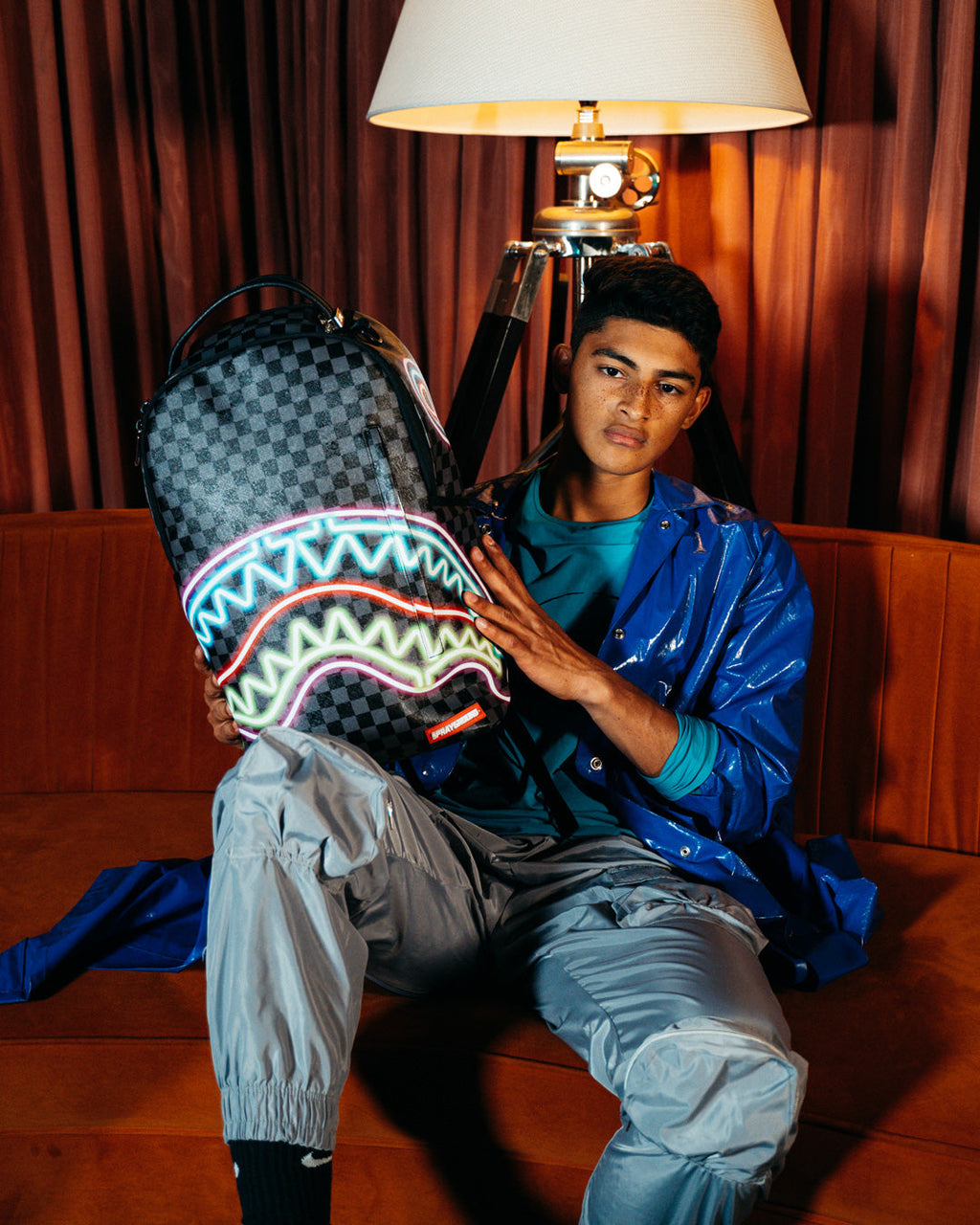 Sharks in Paris Glow Backpack (Dlxv) - Image 6
