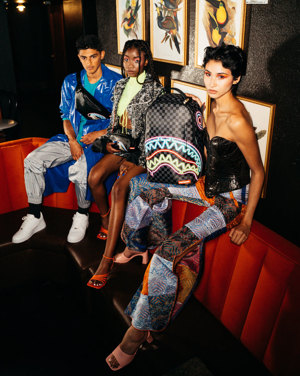 Sharks in Paris Glow Backpack (Dlxv) - Image 8