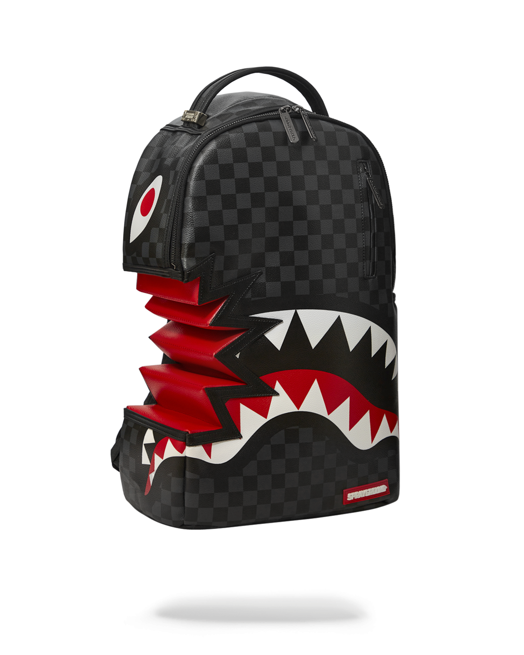 Shark Bite Sharks in Paris Gray Backpack (Dlxv) - Image 7