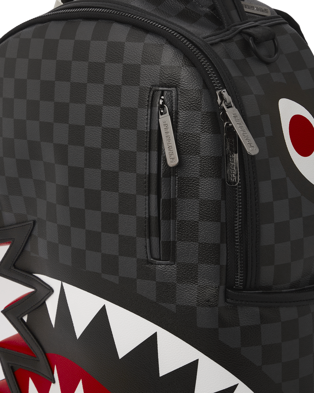 Shark Bite Sharks in Paris Gray Backpack (Dlxv) - Image 11
