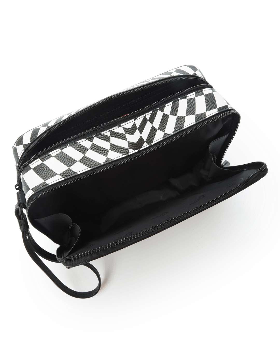 Trippy Check Toiletry Aka Money Bag - Image 7