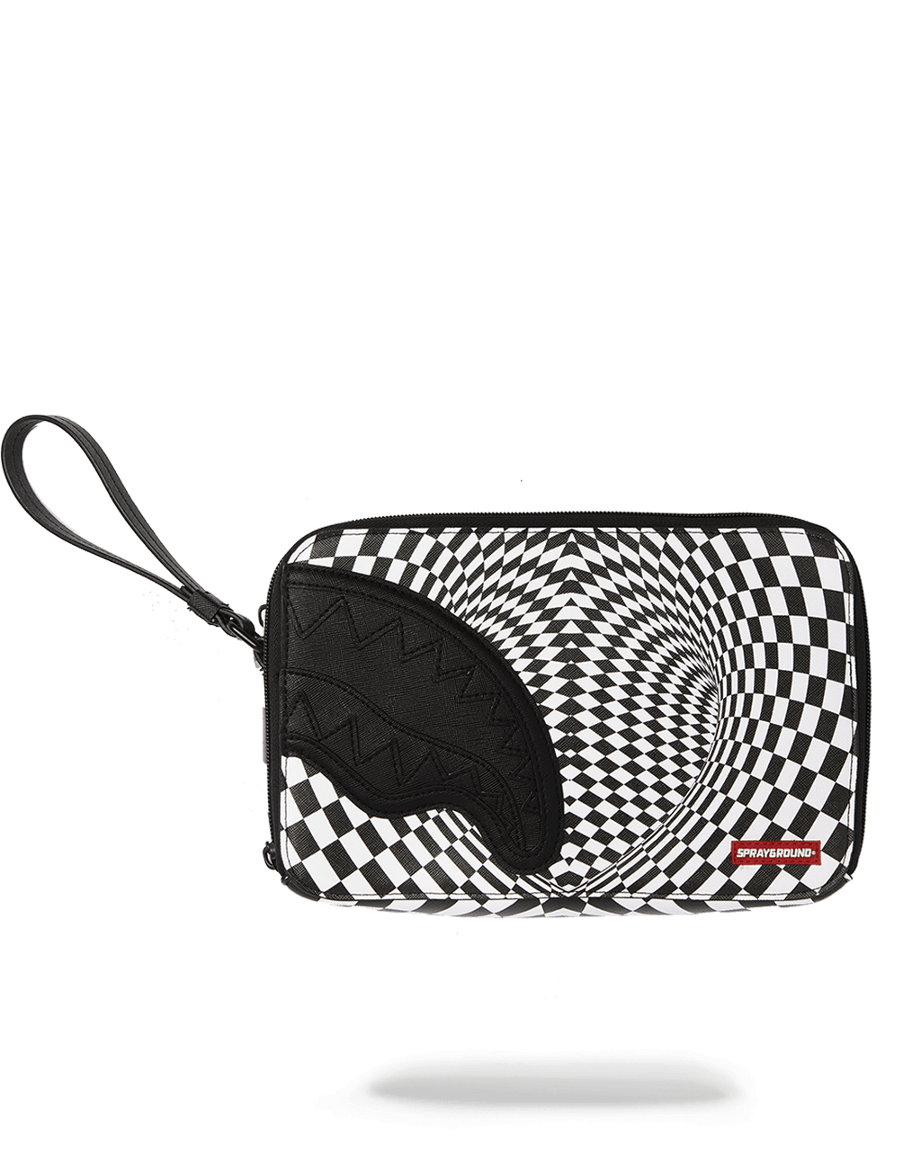 Trippy Check Toiletry Aka Money Bag - Image 8