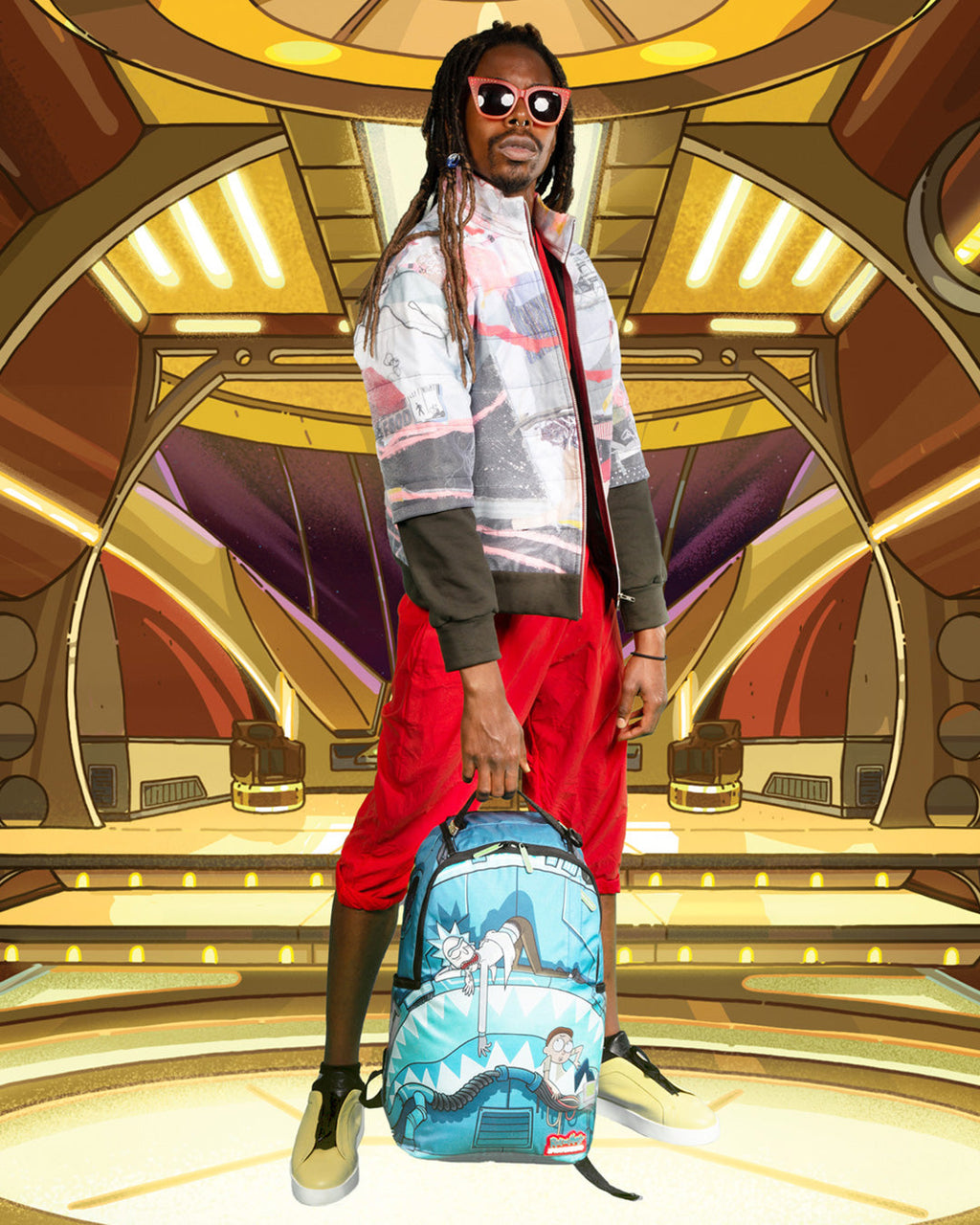 Rick & Morty Napsack Backpack (Dlxr) - Image 2