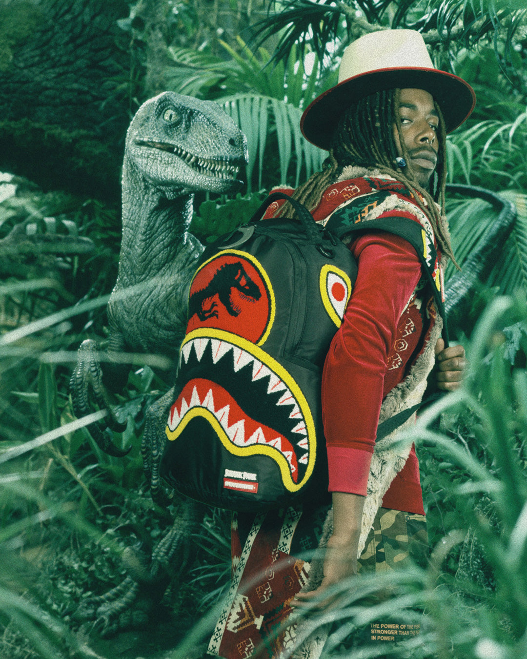 Jurassic Park Shark "Chenille Shark" Backpack (Dlxr) - Image 2